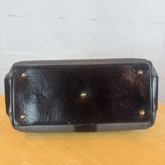 Marino Orlandi | Leather Satchel Handbag - Picture 10 of 11